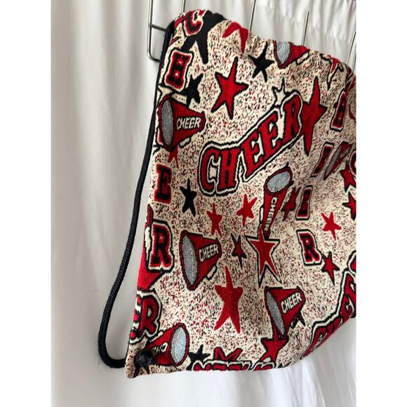 Handmade Cheer Drawstring Backpack – 15" x 17" - Picture 4 of 7
